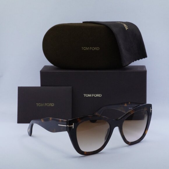 Final Price! Tom Ford Cara FT0940 55F Vintage Dark Havana Sunglasses main image 11